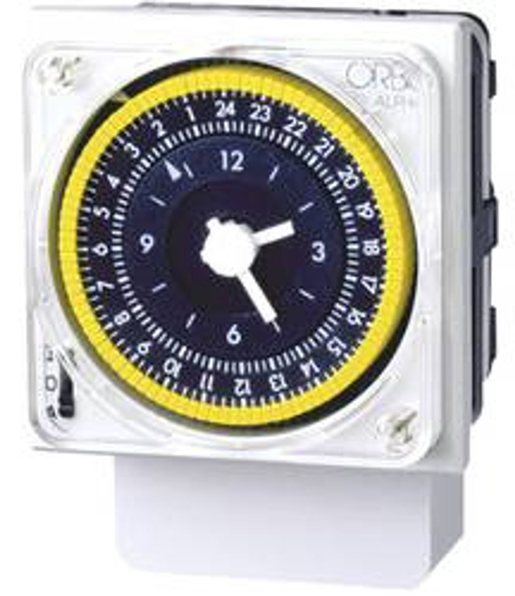 ORBIS Zeitschalttechnik OB270123 Temporizzatore per guida DIN ALPHA QRD 230 V/AC Programma giornaliero