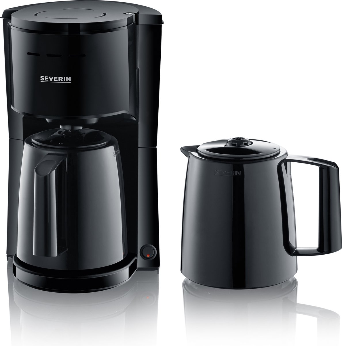 Severin KA 9307 Macchina per il caffè Nero Capacità tazze=8 Isolato