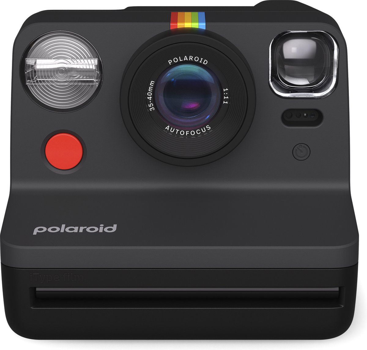 Cámara instantánea Polaroid Now Gen 2 | Negro | exposición doble | disparador automático