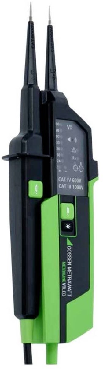 Gossen Metrawatt METRALINE VT LED Tester di tensione e continuità CAT IV 600 V LED