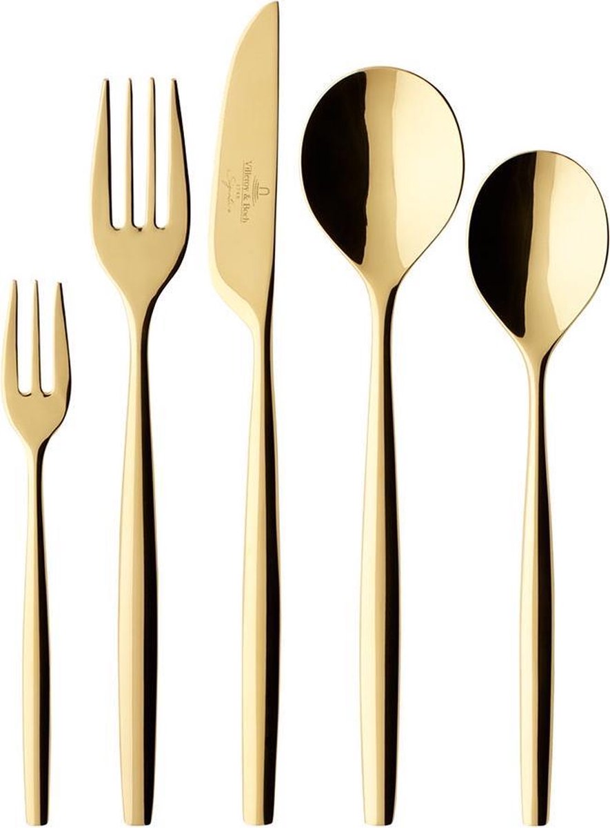 Villeroy & Boch Cubertería Metro Chic d'Or 30 piezas Dorado
