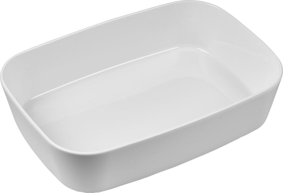 Rosti Fuente para horno Modula 35x25 cm blanco