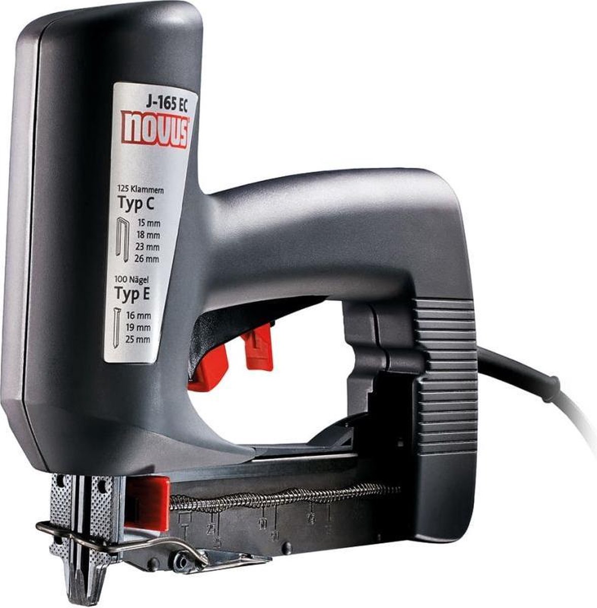 Novus Tools J 165 Panel 110033041 Graffettatrice elettrica Tipo graffette tipo 4 Lunghezza graffette 15 - 26 mm