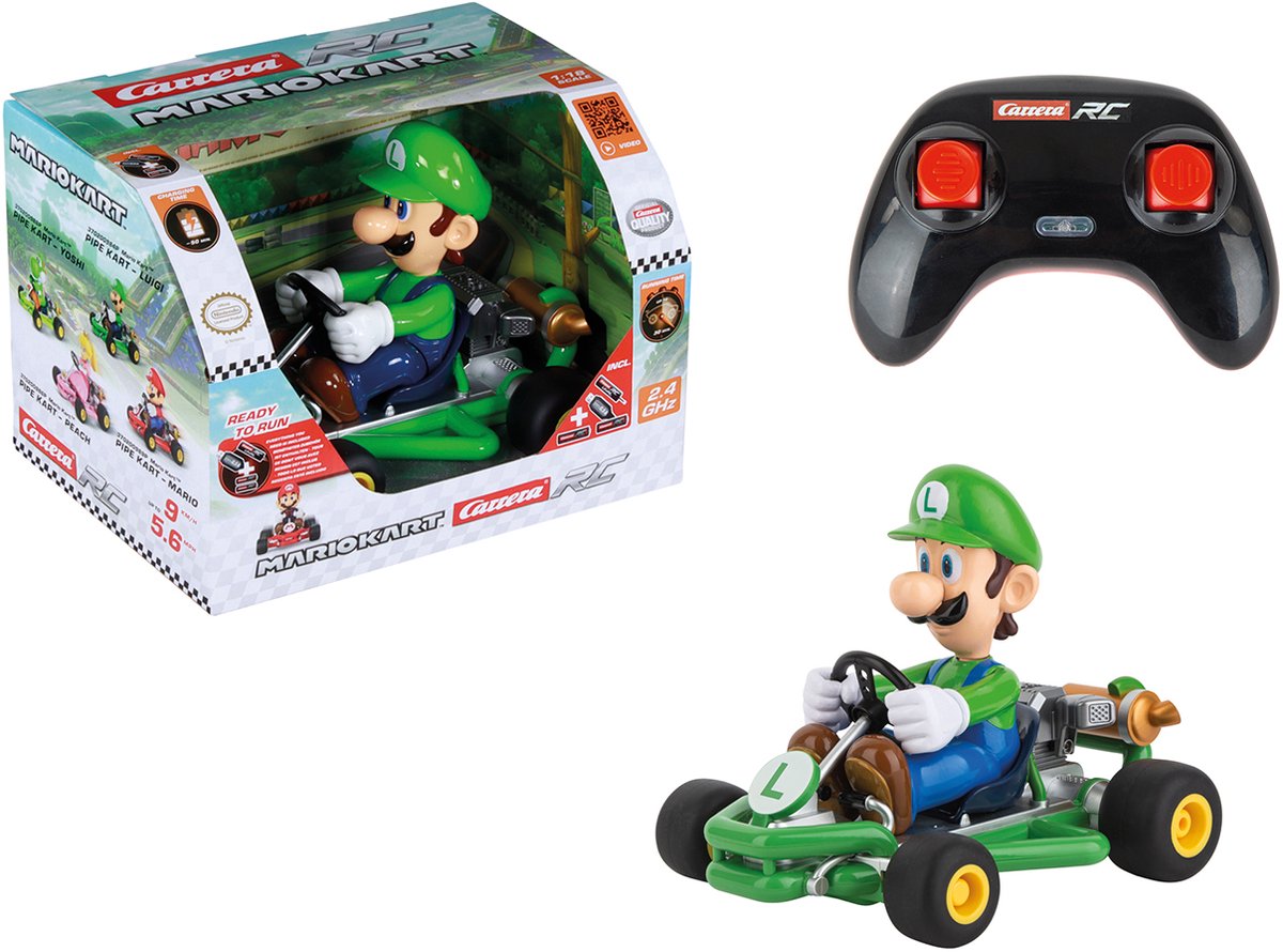 Carrera RC 370200984P Luigi 1:18 Automodello per principianti Elettrica Auto da corsa