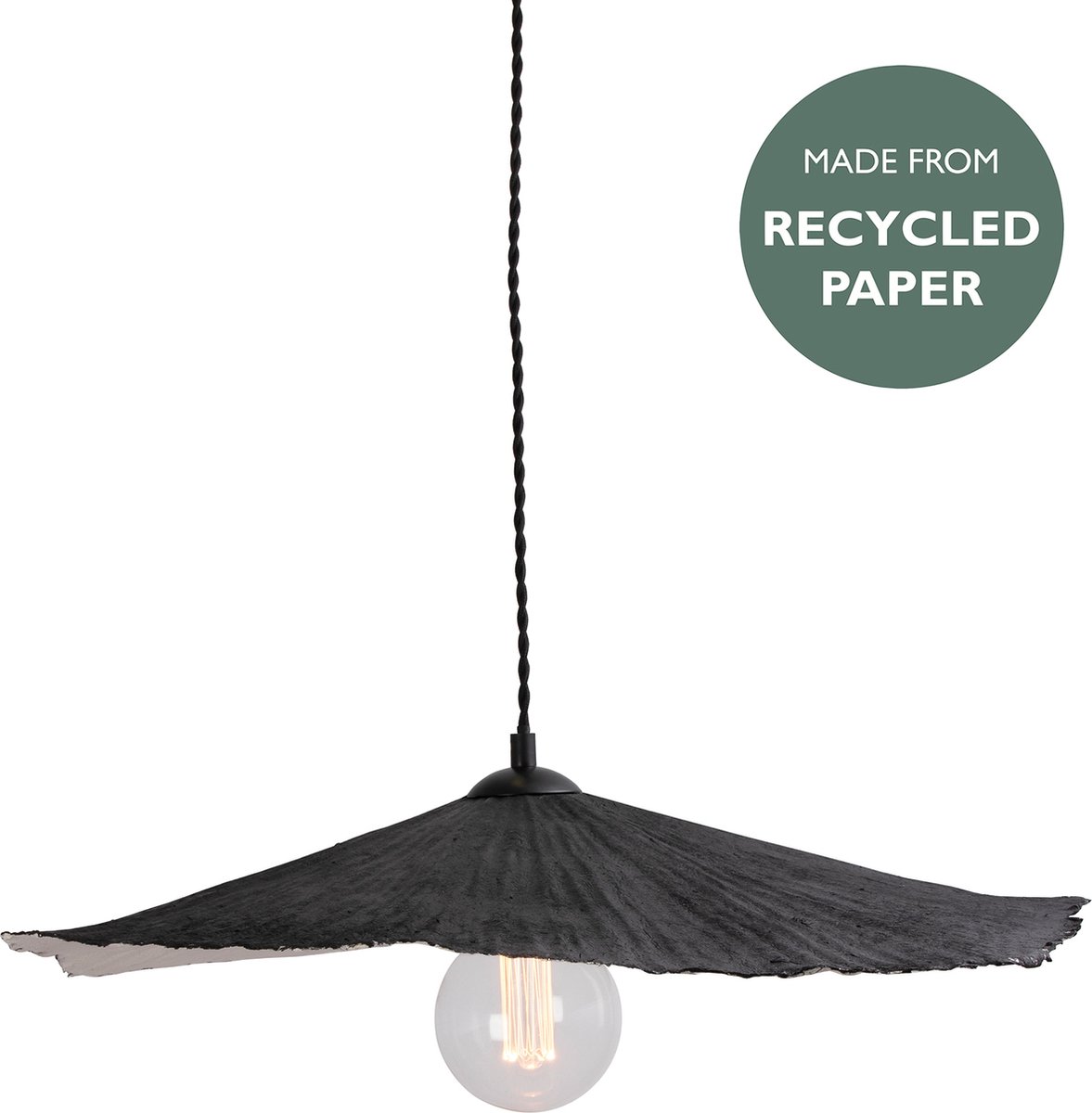 Globen Lighting Lámpara colgante Tropez 60 cm negro
