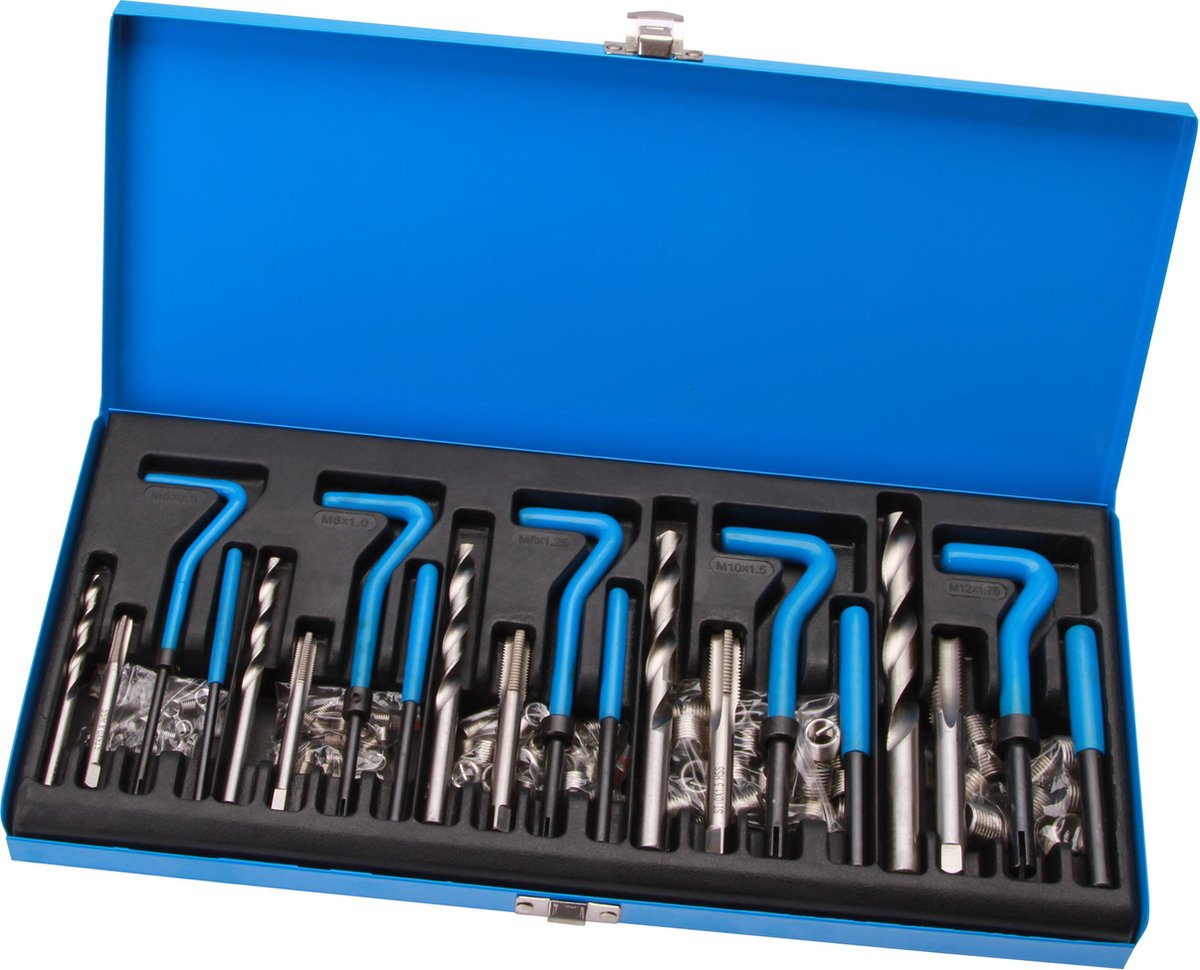 Brilliant Tools BT541150 Kit di riparazione filetti, 131 pz