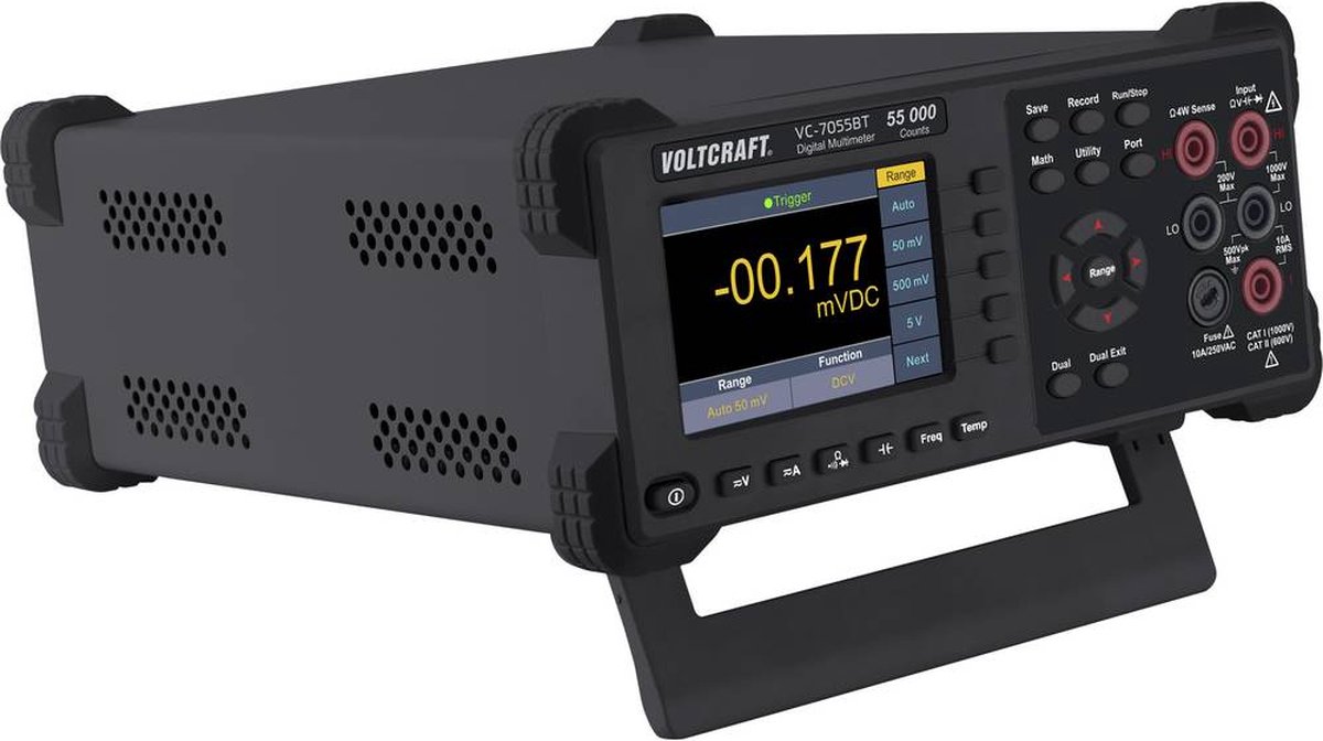 VOLTCRAFT VC-7055BT Multimetro da tavolo digitale Data logger CAT I 1000 V, CAT II 600 V Display (Counts): 55000