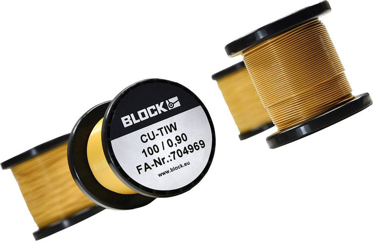 BLOCK Filo di rame smaltato Diametro (con Isolante)=0.30 mm 114.5 m 0.10 kg