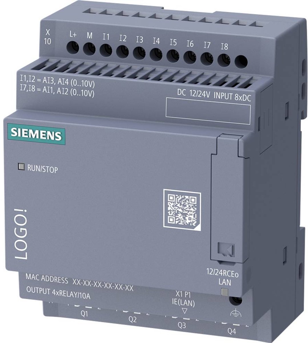 Siemens 6ED1052-2MD08-0BA3 Modulo di controllo PLC 24 V/DC, 12 V/DC
