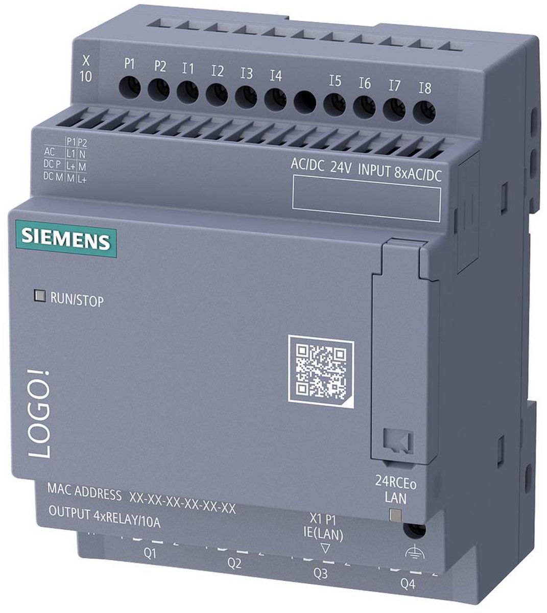 Siemens 6ED1052-2HB08-0BA3 Modulo di controllo PLC 24 V/DC