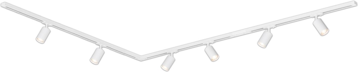 Briloner Sistema di illuminazione completo su binari monofase GU10 Bianco