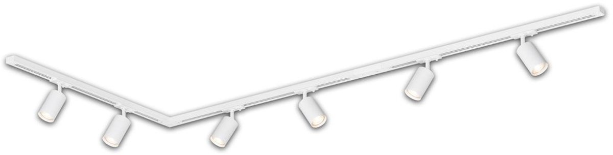 Briloner Sistema di illuminazione completo su binari monofase GU10 Bianco