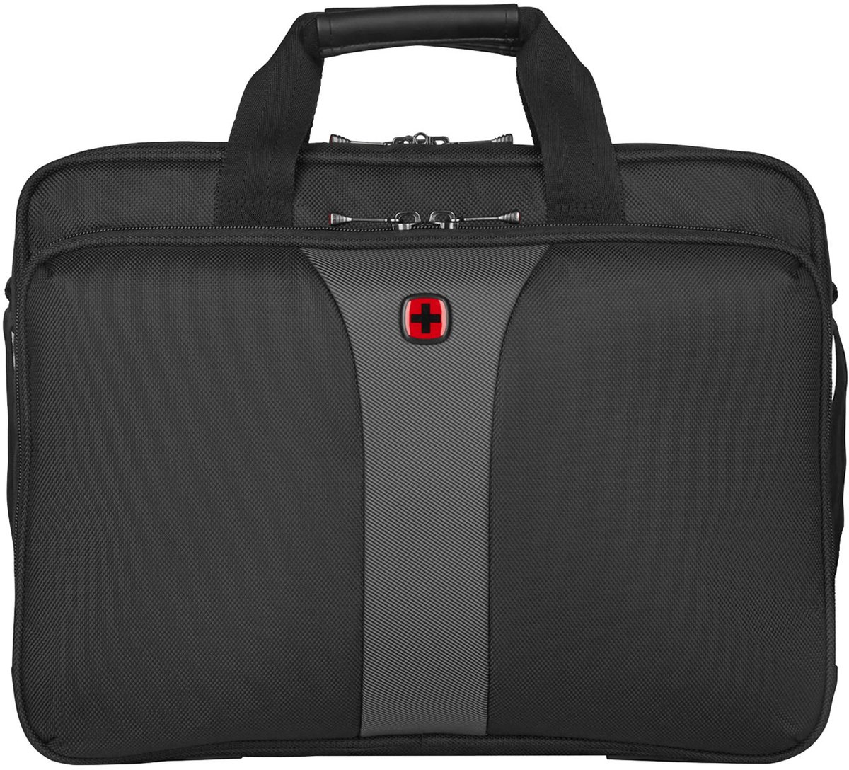 Borsa per Notebook Wenger Legacy Double Gusset Adatto per massimo: 40,6 cm (16) Nero, Grigio