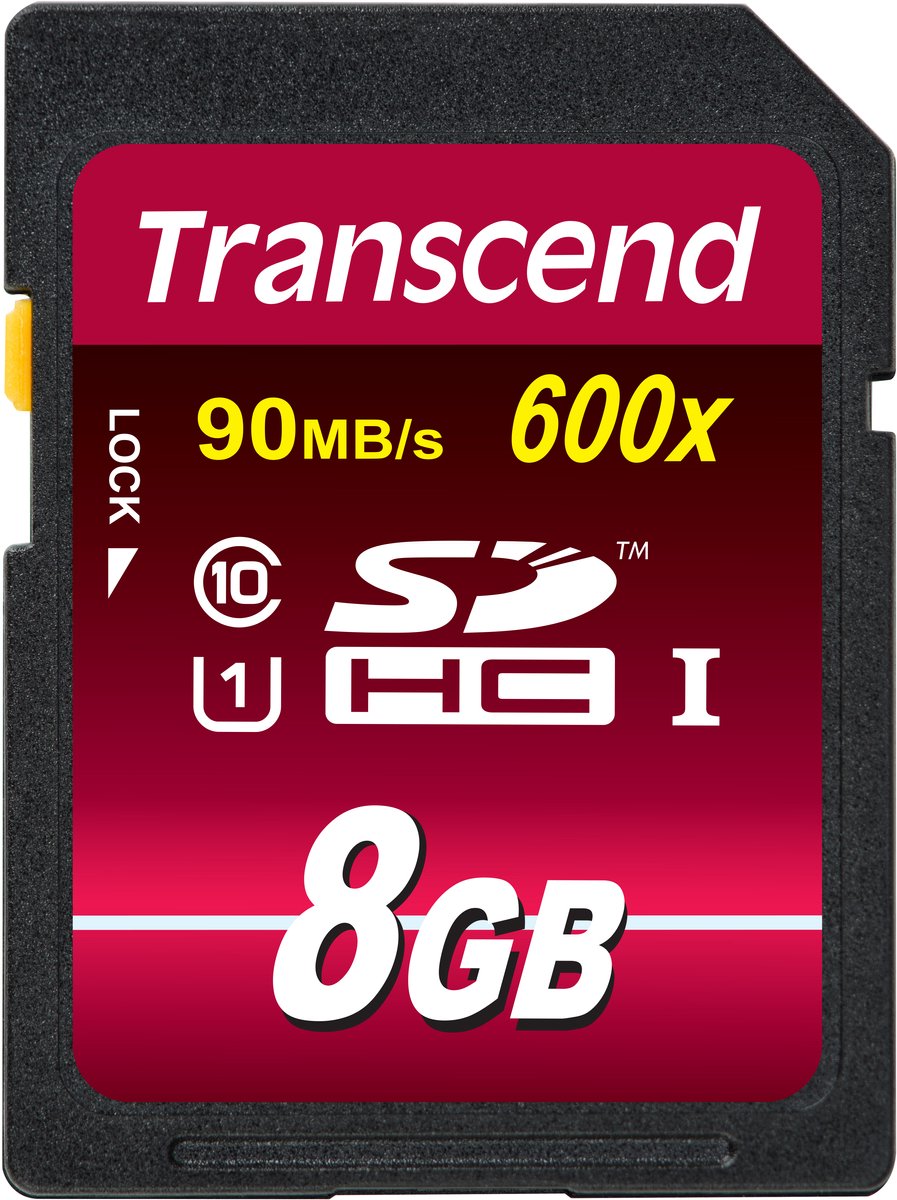 Transcend Ultimate Scheda SDHC Dettaglio 8 GB Class 10, UHS-I