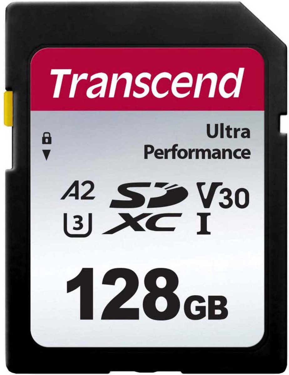 Transcend TS64GSDC340S Scheda SDXC 128 GB A1 Application Performance Class, A2 Application Performance Class, v30 Video Speed Class, UHS-Class 3 antiurto,