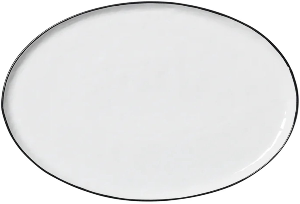 Broste Copenhagen Plato ovalado Salt 20x30 cm