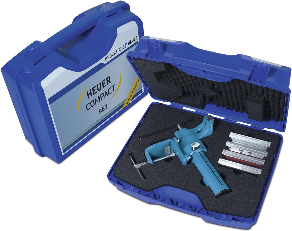 Brockhaus Heuer COMPACT SET Kit morsa a vite 118003 Larghezza becchi/ganasce: 120 mm Apertura (max.): 125 mm
