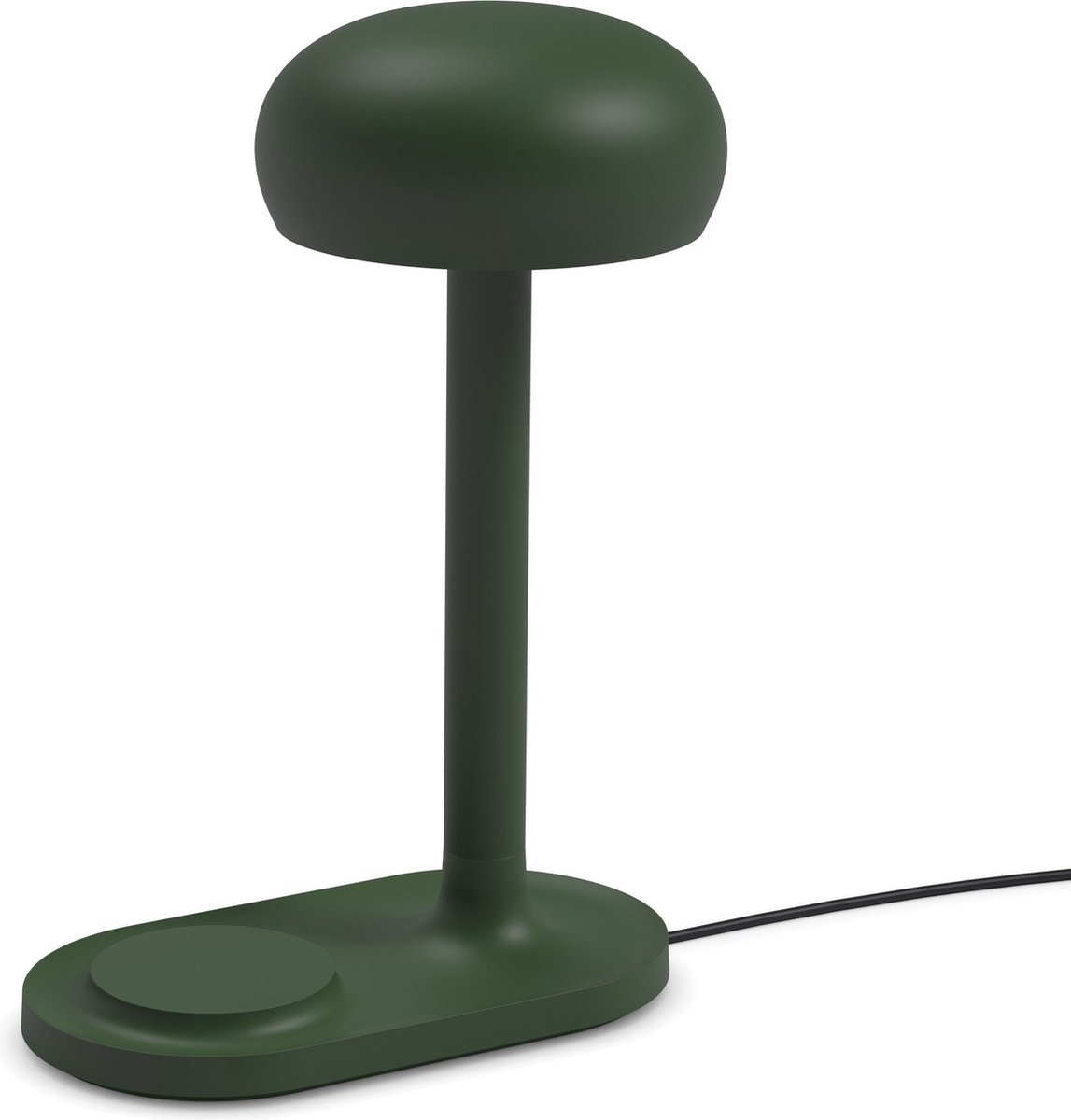 Eva Solo Lampe de table Emendo avec chargeur Qi Emerald green