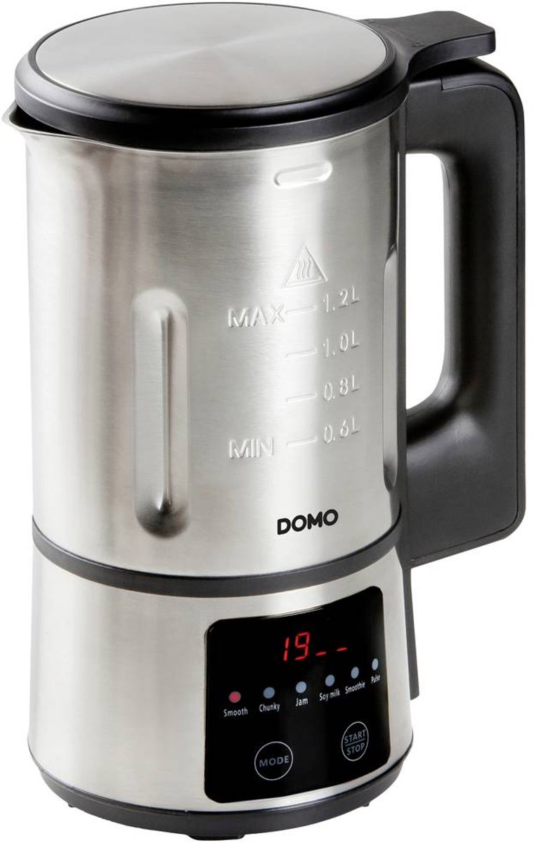 DOMO My Soup Express DO727BL Preparatore per zuppe e minestre acciaio inox, Nero