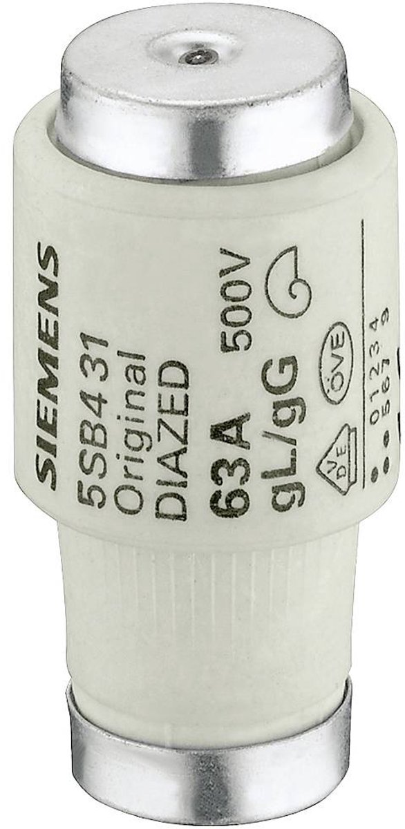 Siemens 5SB4011 Inserto fusibile 25 pz.