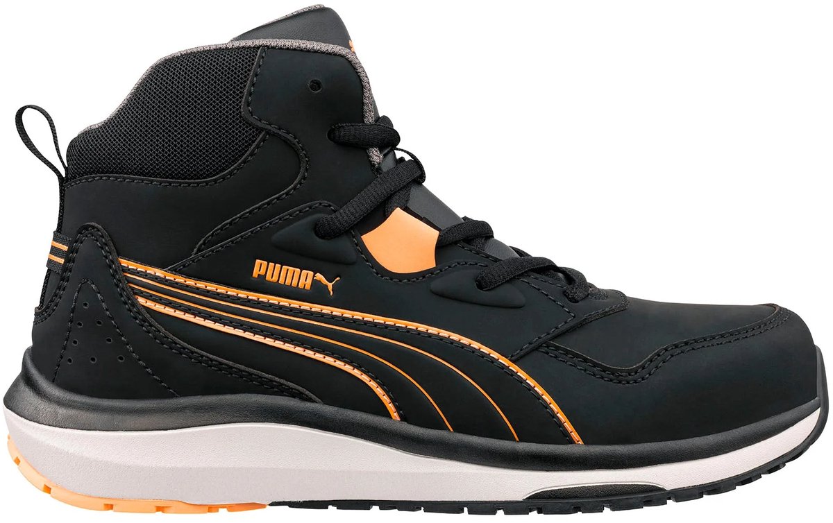 PUMA STEPPER BLK/PEACH MID S3S ESD FO HRO SR 632940246000040 Scarpe di sicurezza S3S Taglia delle scarpe (EU): 40 Nero, Pesca 1 Paio/a