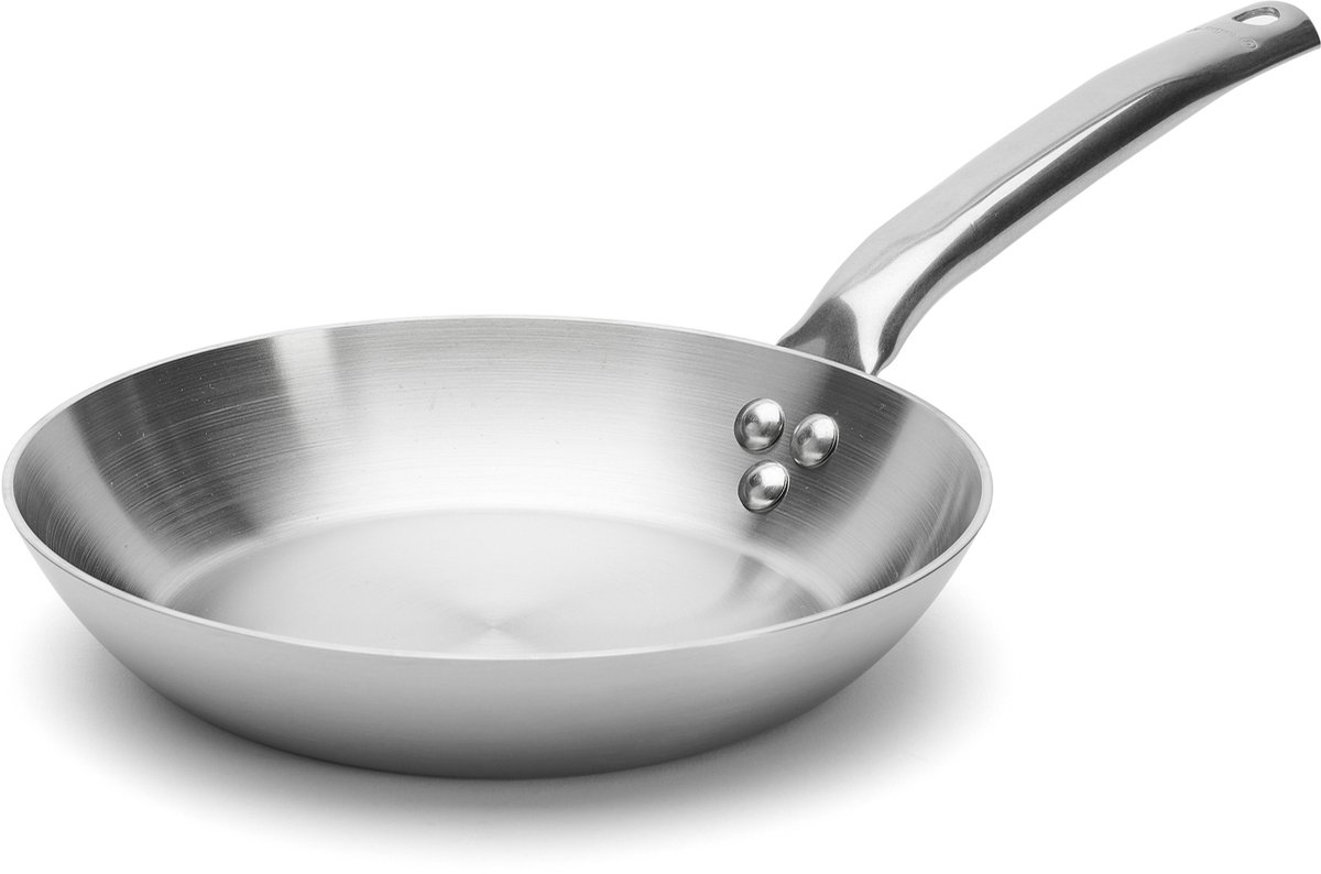 De Buyer Poêle à frire Alchimy en acier inoxydable Ø24 cm