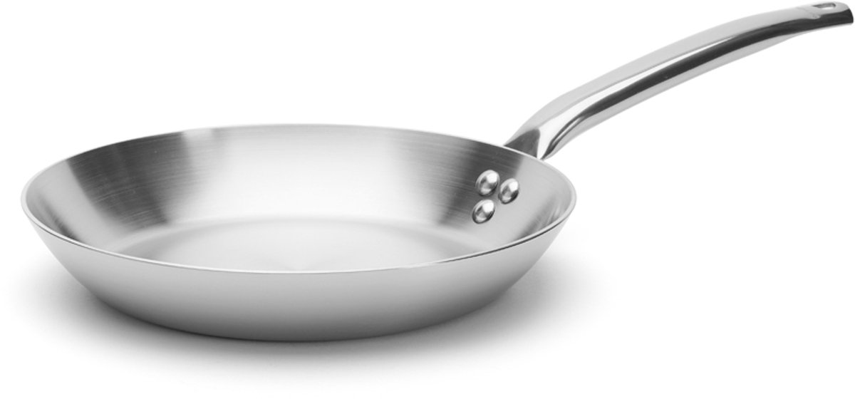 De Buyer Poêle à frire Alchimy en acier inoxydable Ø28 cm
