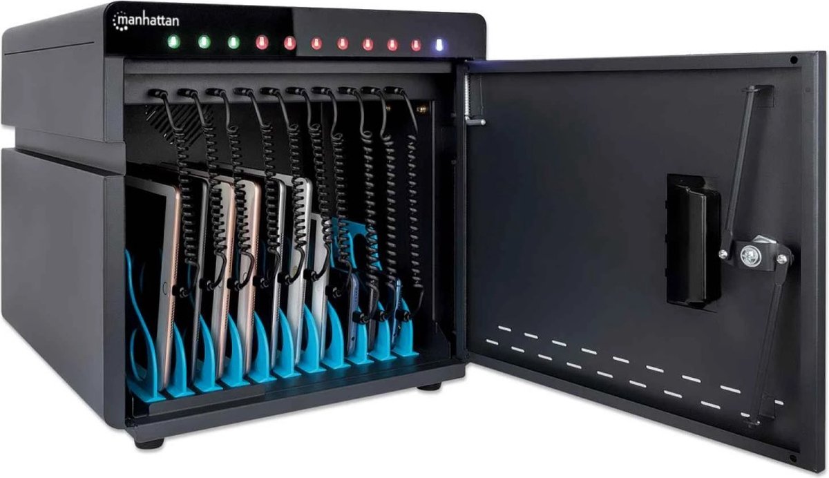 Manhattan Ladegerät Armadietto di ricarica e sincronizzazione per tablet Armadio