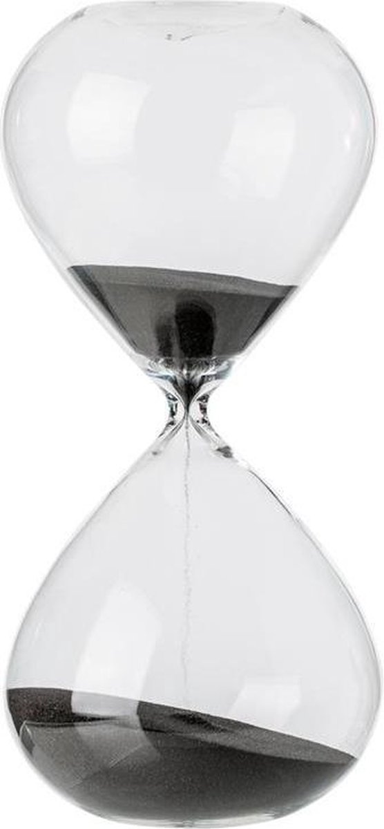 POLSPOTTEN Reloj de arena Ball M 30 cm negro