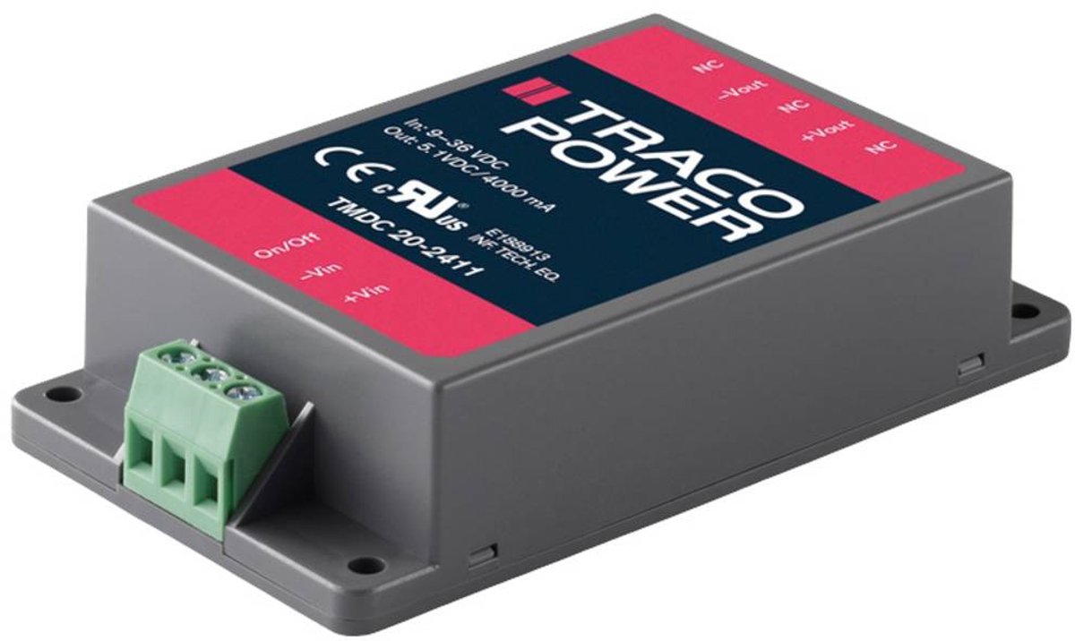 TracoPower TMDC 20-4818 Modulo convertitore DC / DC 48 V/DC 48 V/DC 420 mA 20 W Num. uscite: 1 x Contenuto 1 pz.