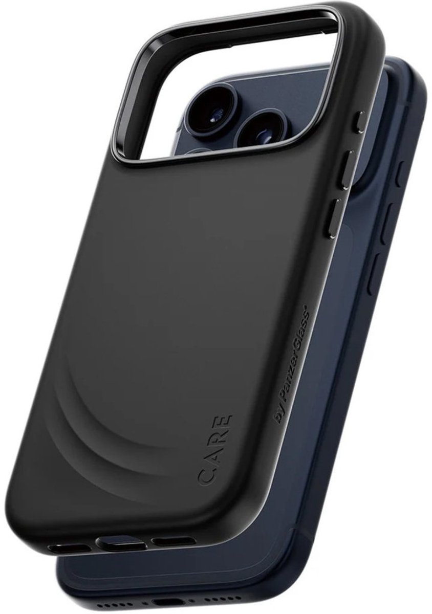 CARE by PanzerGlass Flow Case Black w. MagSafe iPhone 18 Pro | 17 Pro