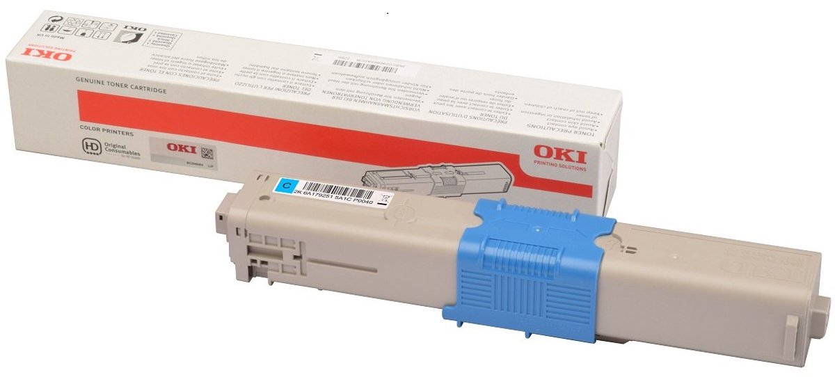 OKI Toner C332 MC363 Originale Ciano 1500 pagine 46508715