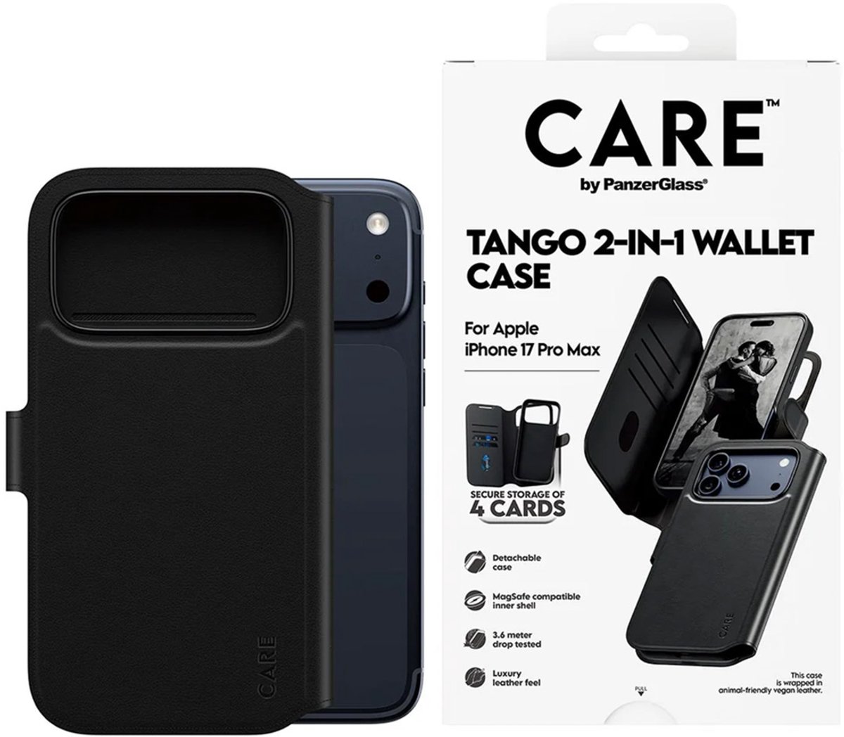 CARE by PanzerGlass Feature Case Tango Two-in-One Wallet w. MagSafe iPhone 17 Pro Max