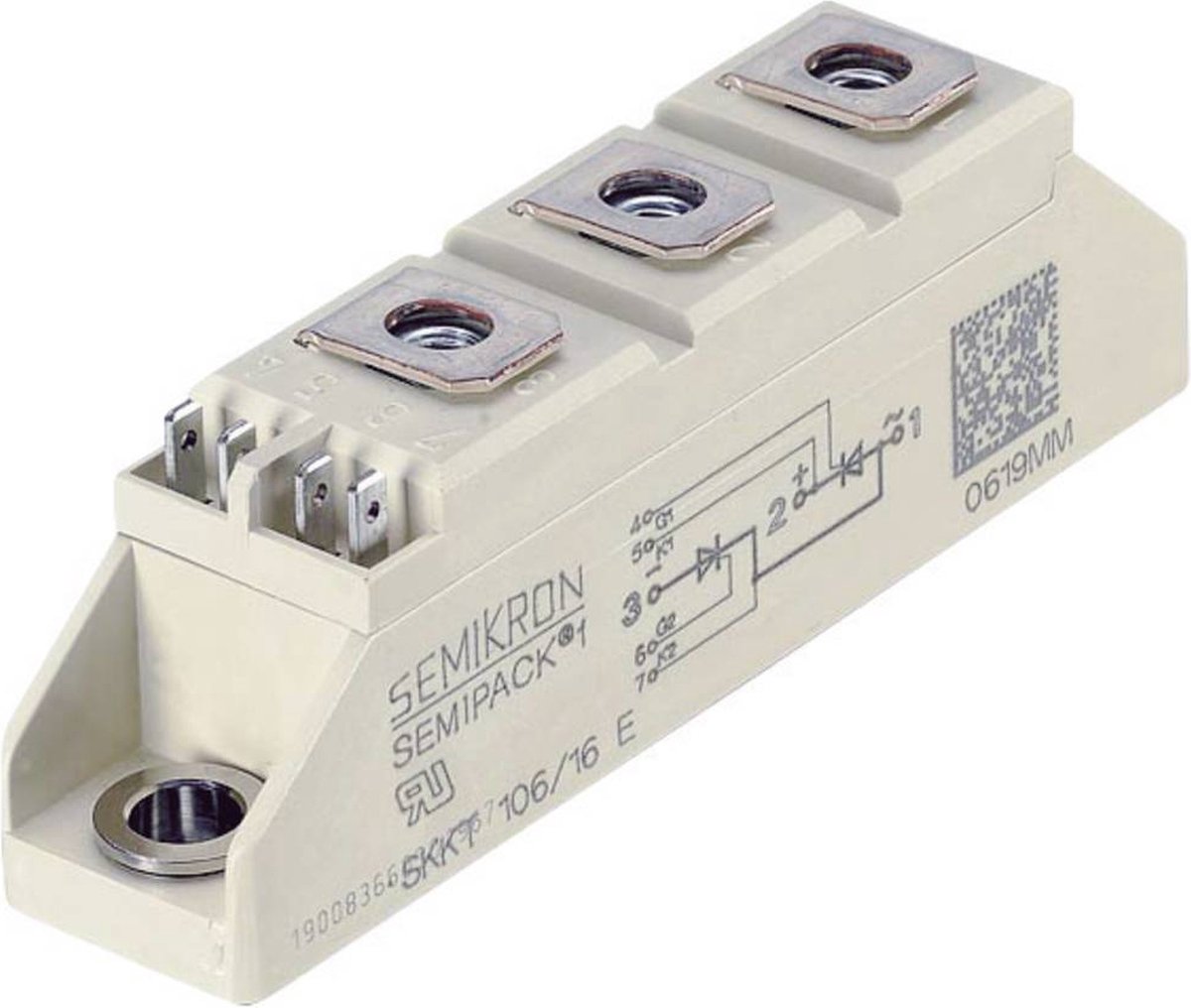 Semikron SKKH106/16E Modulo Tiristore (SCR) SEMIPACK® 1 1600 V 106 A