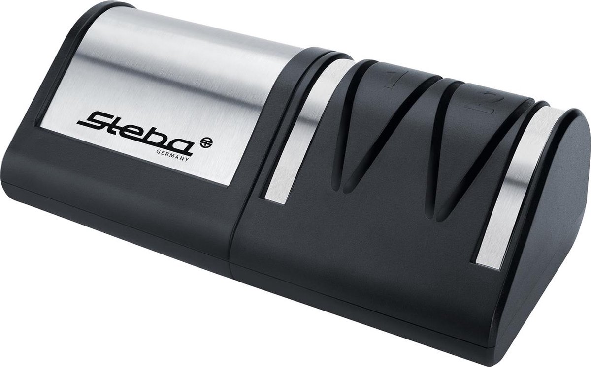 Steba KS1 290100 Affilacoltelli Nero, Argento