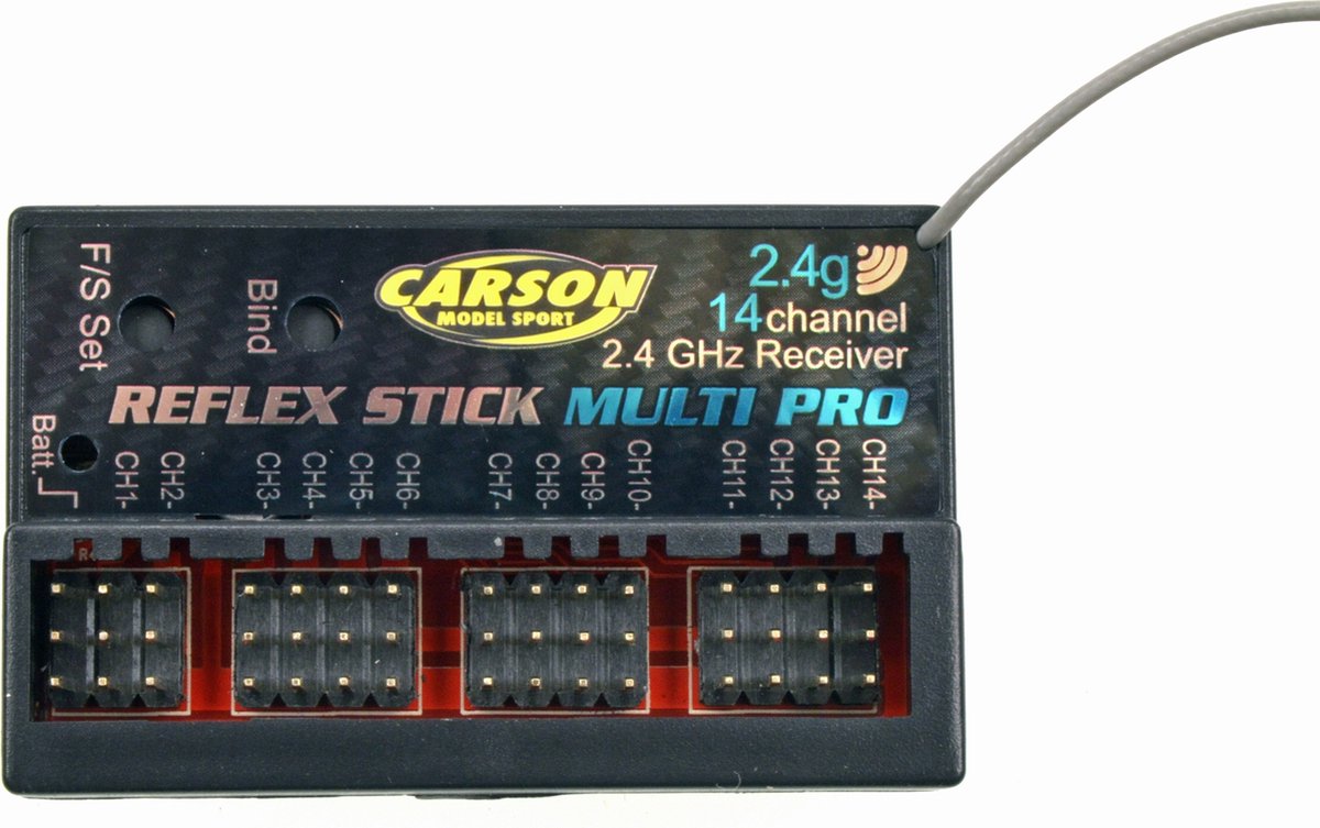 Carson Modellsport Reflex Stick Multi Pro Ricevitore a 14 canali 2,4 GHz