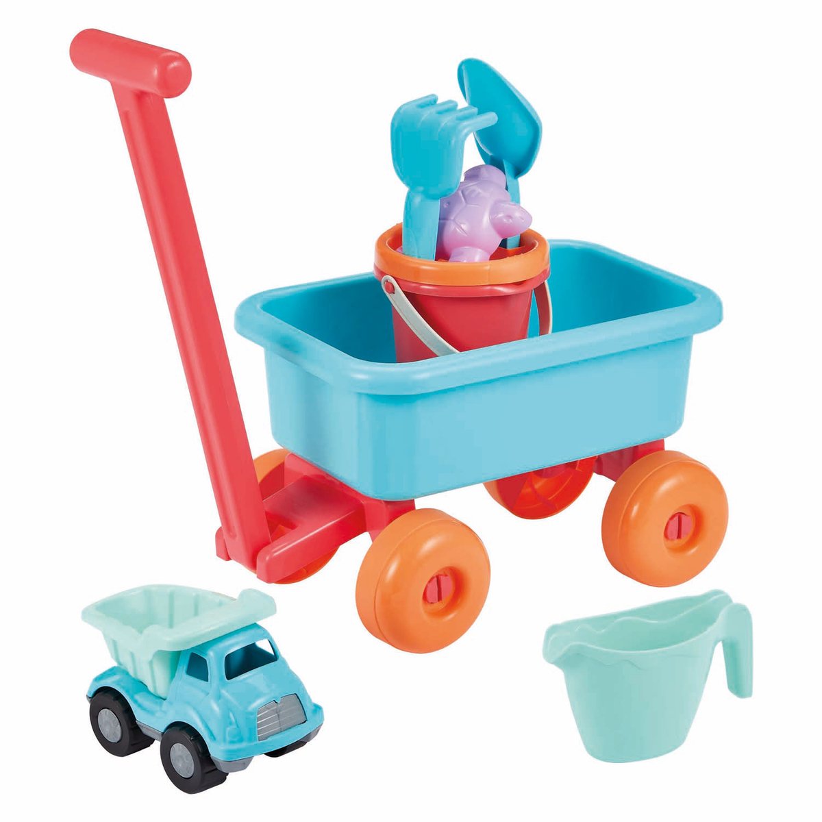 Ecoiffier Garnished beach trolley