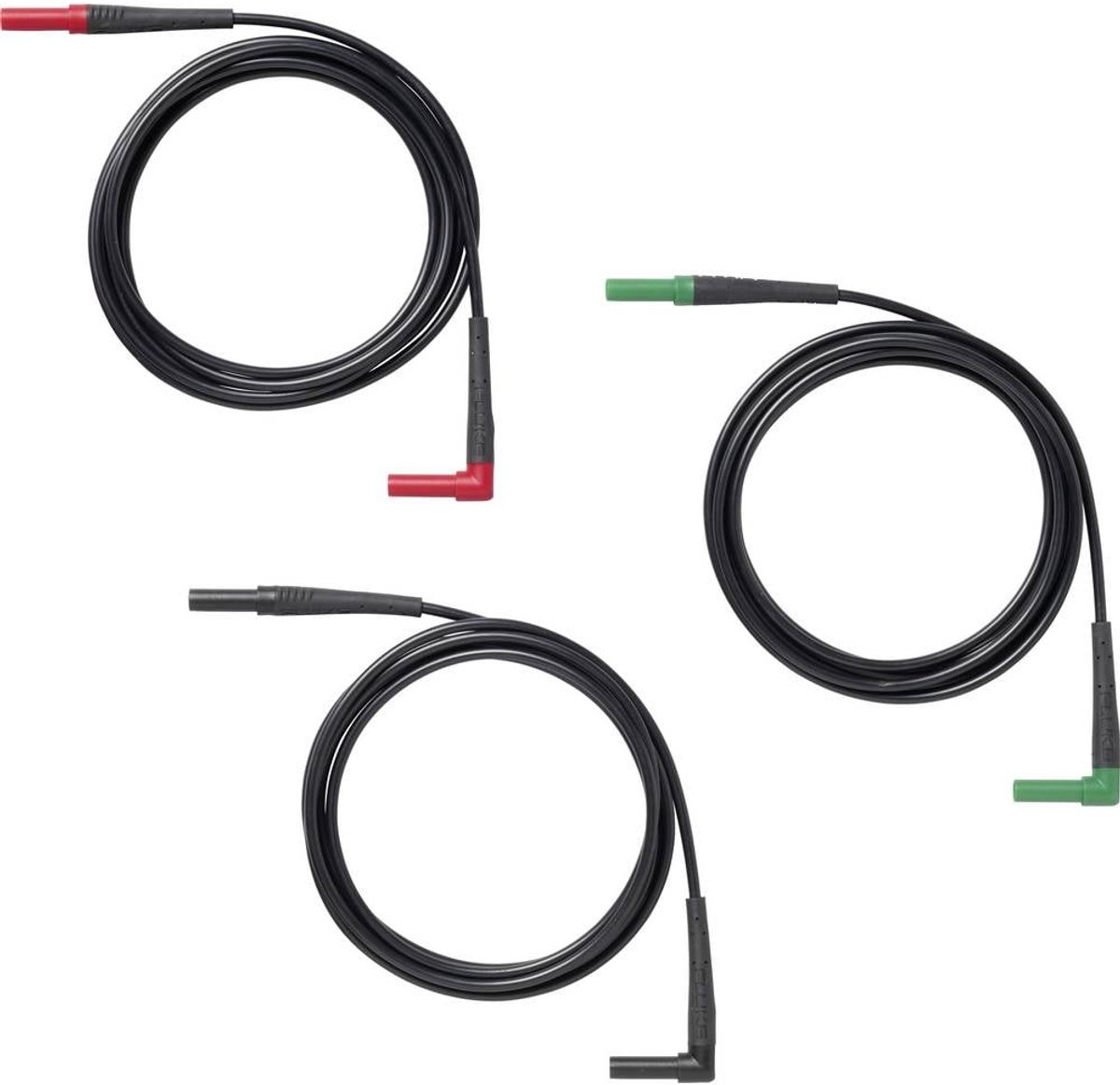 Fluke TL324-RGB KIT puntali Spina Spina 2 m Rosso, Nero, Verde 1 pz.