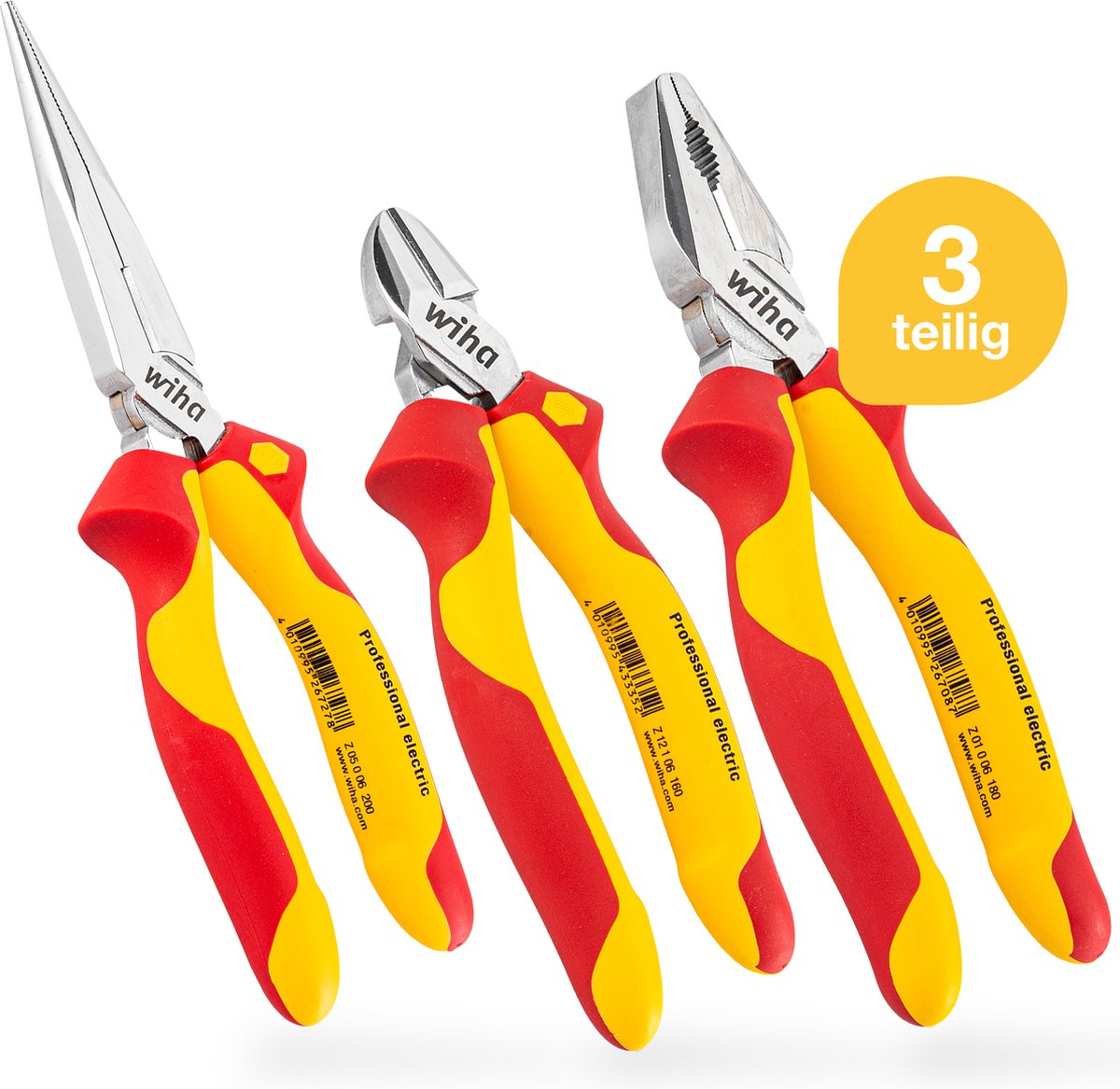 Kit pinze VDE 3 parti Wiha 26852