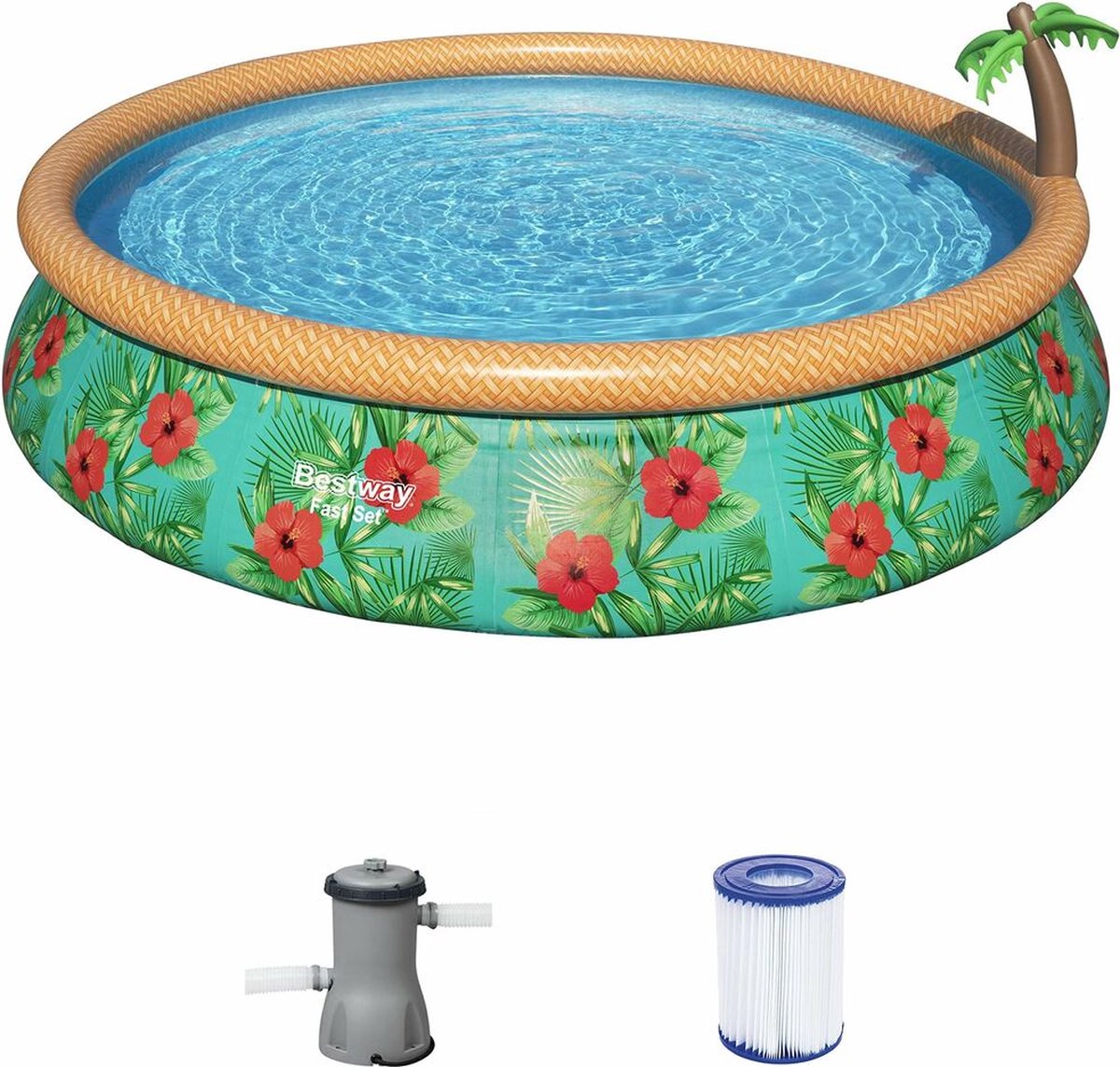 Bestway Fixed Set Palm Pool 457x84cm