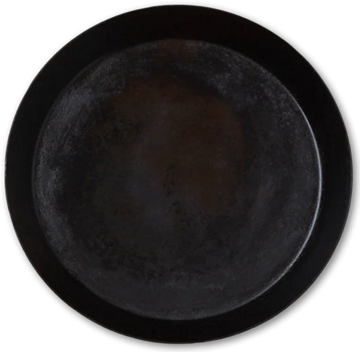 Delivita Round Iron Dish 12"" Black
