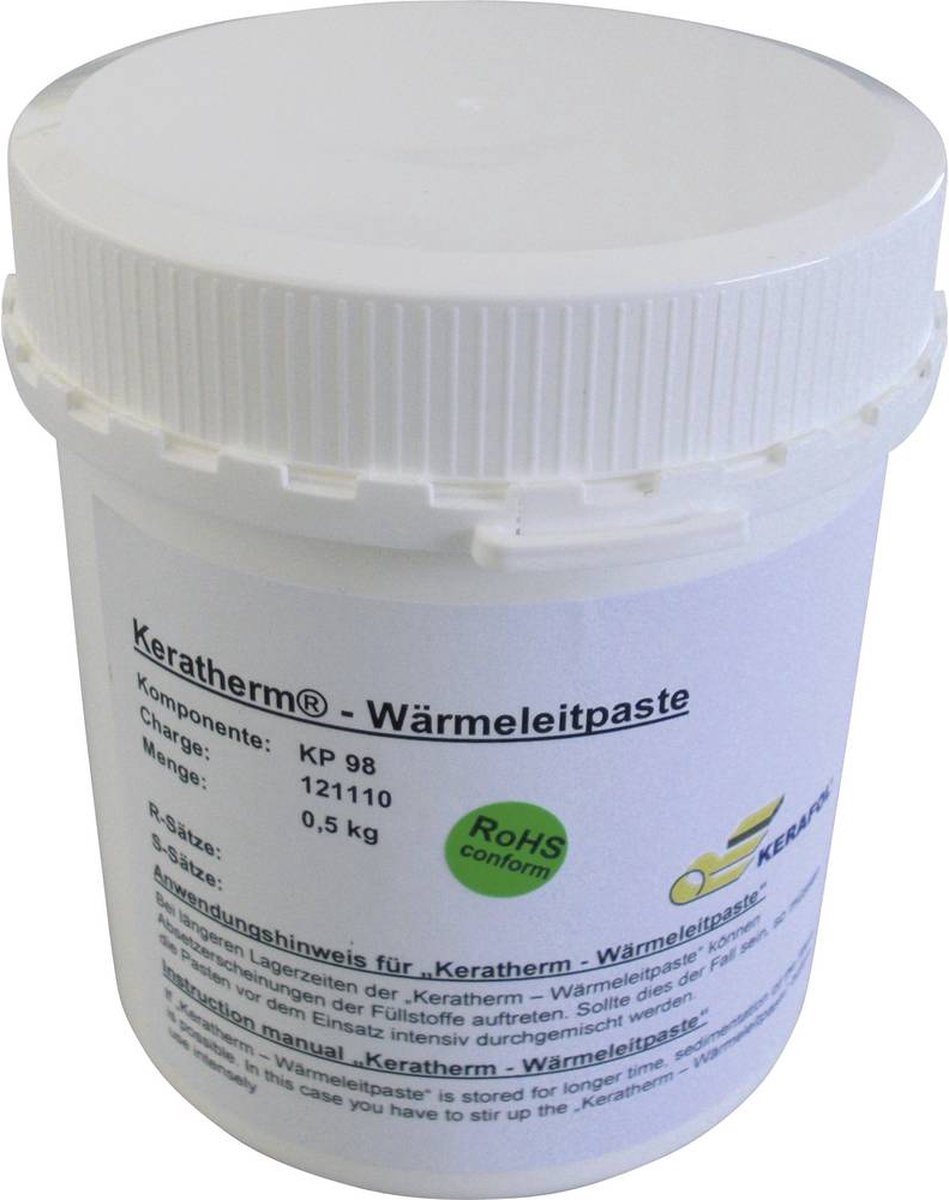 Kerafol KERATHERM KP98 500 g Pasta termoconduttiva 6 W/mK 500 g Temperatura (max.): 150 °C