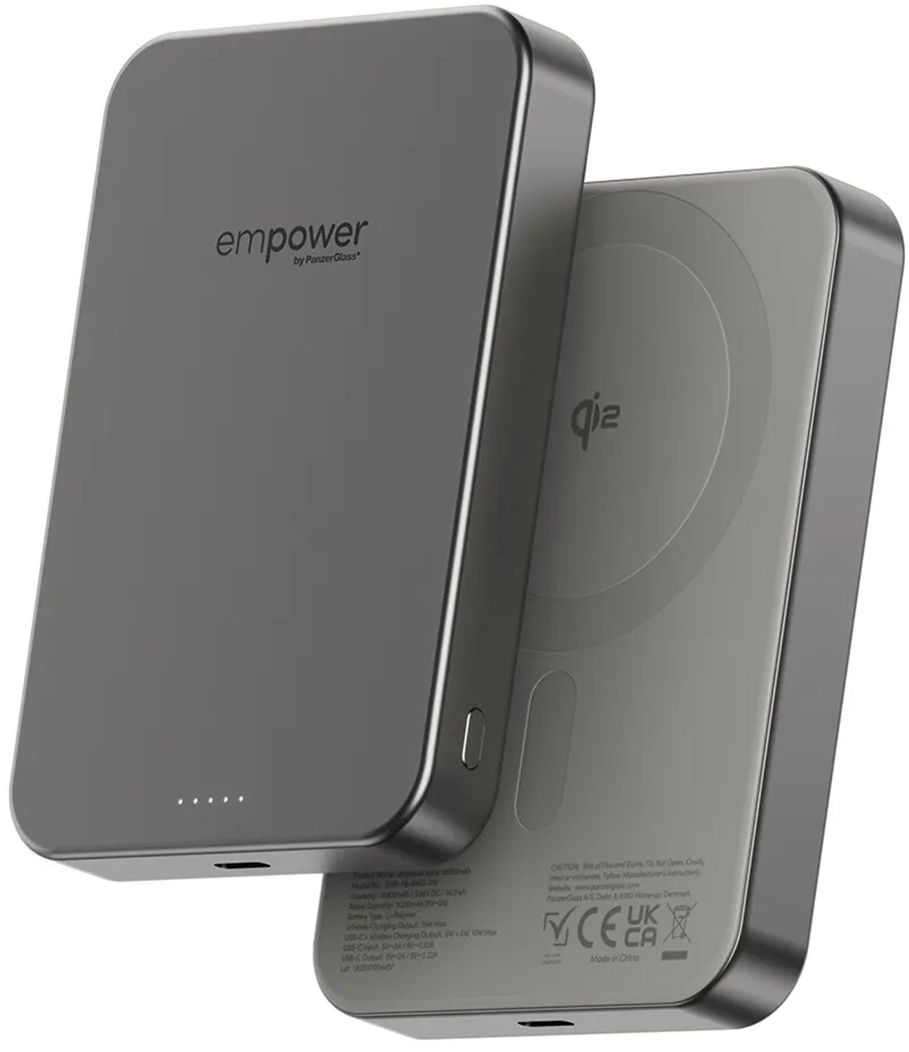 empower by PanzerGlass empower Bank | 10000mAh | Titanium - 10000 mAh