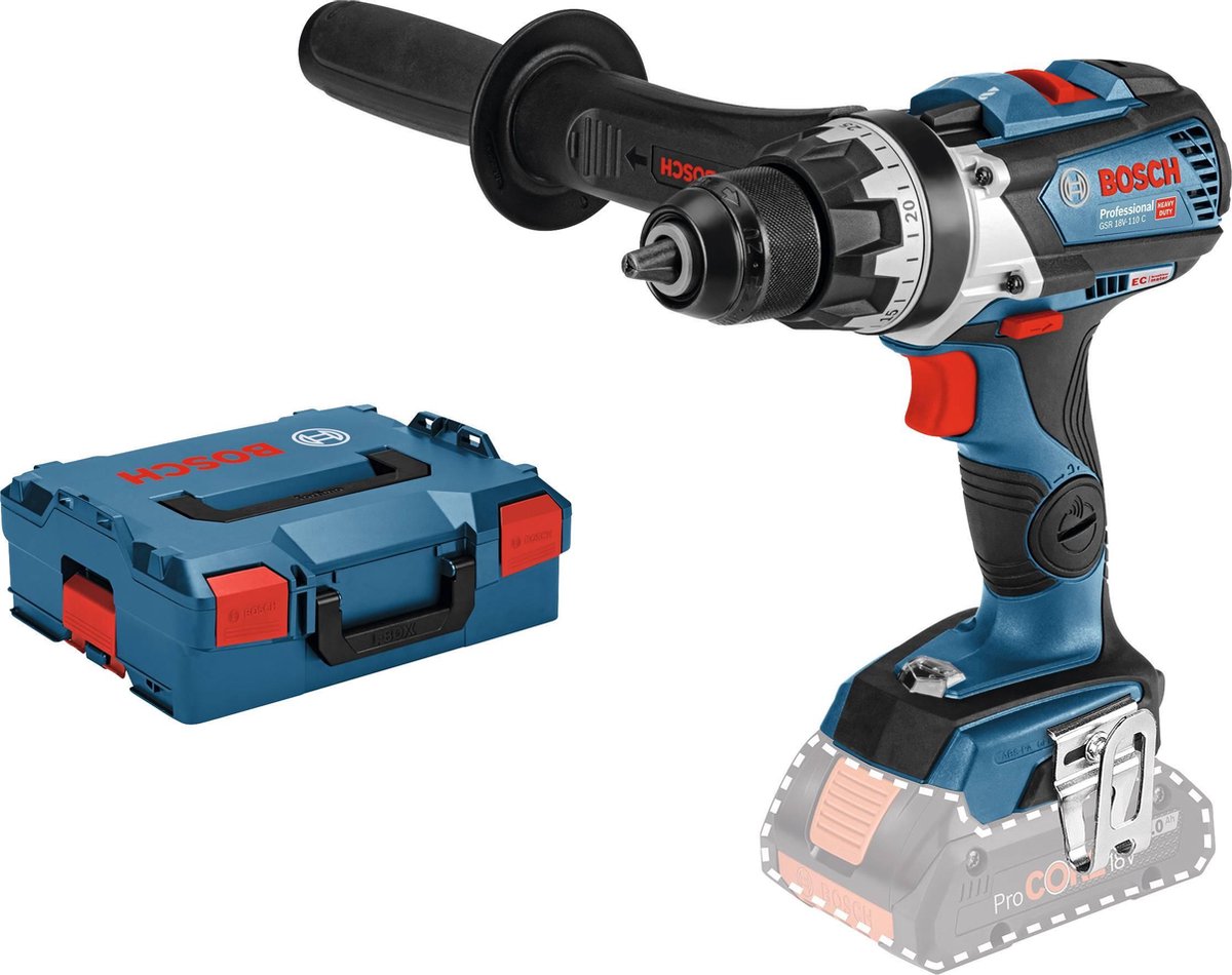 Bosch Professional BORE-/SKRUEMASKINE GSR 18V-110 C L-BOXX