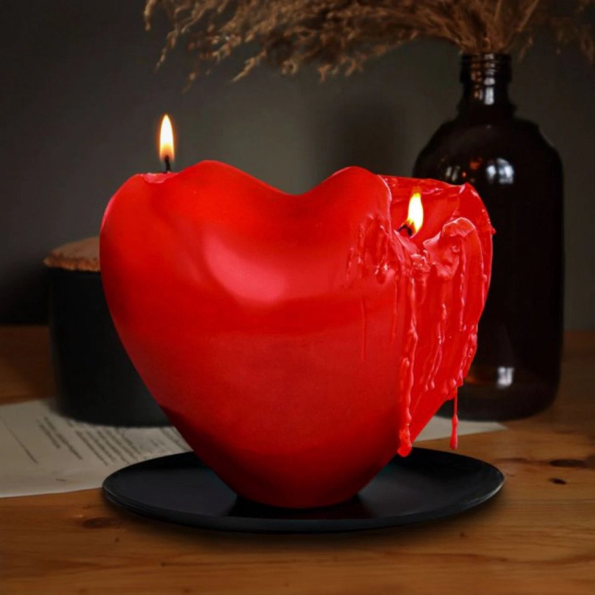 Mikamax Melting Heart Candle
