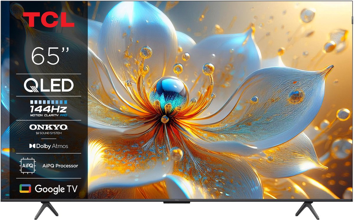 TCL 65" Fladskærms TV LED 4K 65T8C T8C Series - 65" Class (64.5" viewable) LED-backlit LCD TV - QLED - 4K