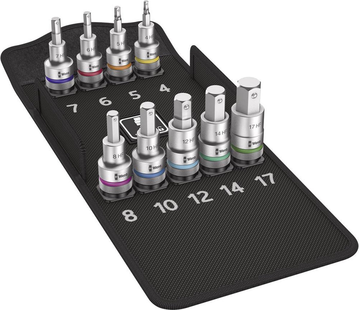 Wera Zyklop Kit inserti giravite a bussola 1/2 (12.5 mm) 6 parti 05004210001