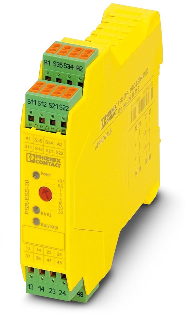 Phoenix Contact Componenti di sicurezza PSR-SPP- 24DC/ESD/4X1/30 1 Pz. 2981813