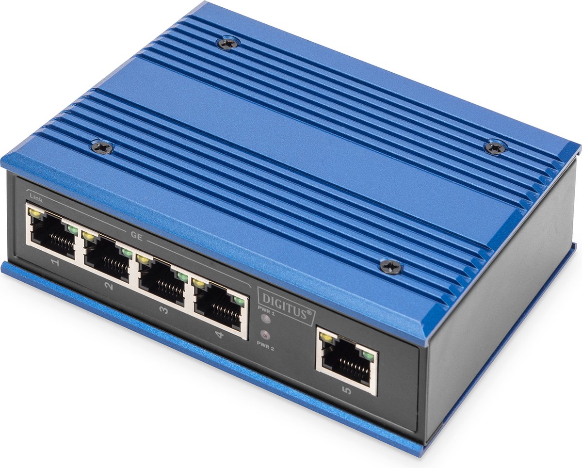 Digitus DN-651118 DN-651118 Switch ethernet industriale 5 Porte 10 / 100 / 1000 MBit/s
