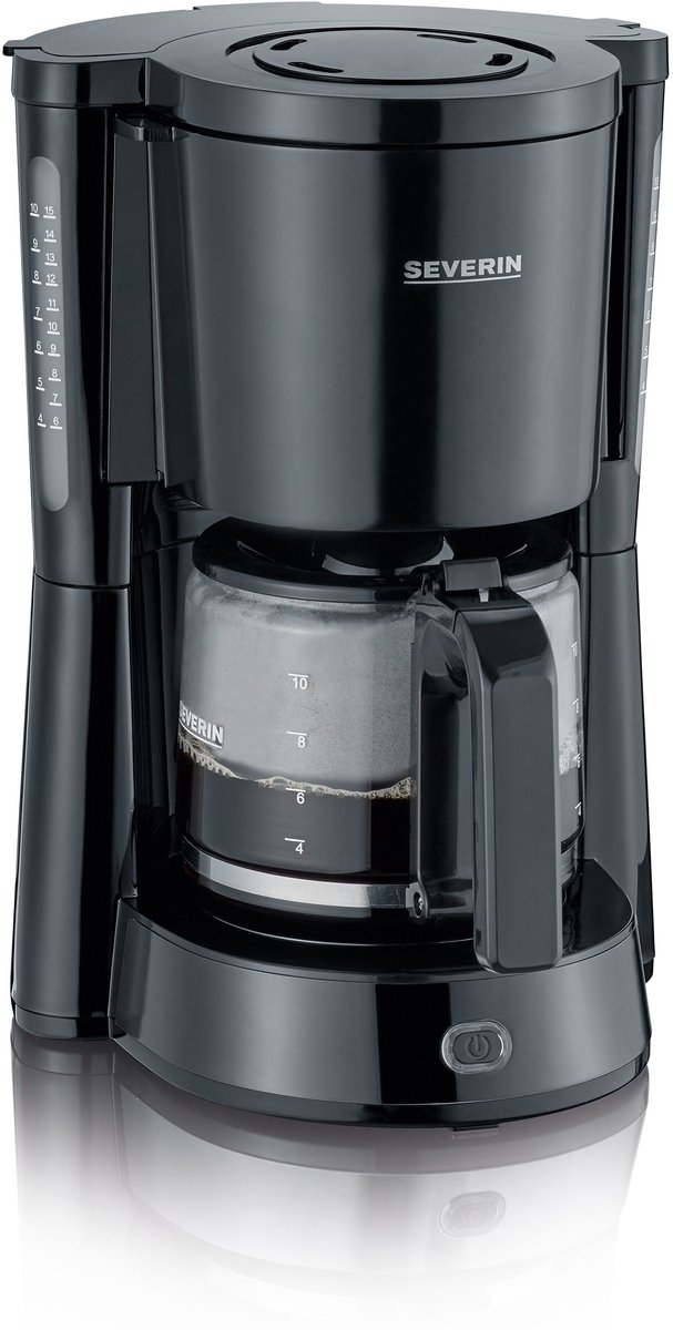 Severin KA 4815 Macchina per il caffè Nero Capacità tazze=10 Funzione mantenimento calore